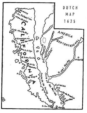 Dutch Map of California