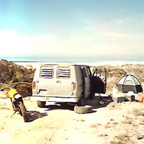 Camping on the Beach