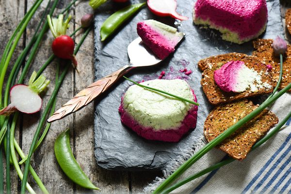 Feta Terrines with Spring Vegetables - A simple yet elegant appetizer or snack. Make this one in a muffin pan! | foxeslovelemons.com