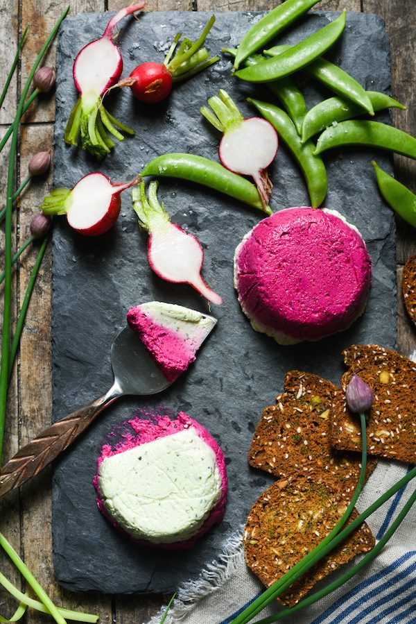 Feta Terrines with Spring Vegetables - A simple yet elegant appetizer or snack. Make this one in a muffin pan! | foxeslovelemons.com