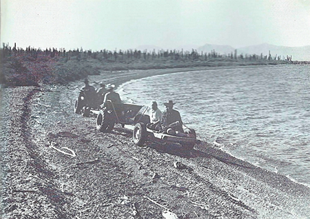 Erle Stanley Gardner exploring Bahia Concepcion