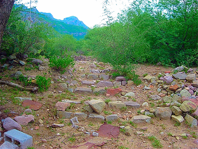 Mission Guadalupe steps