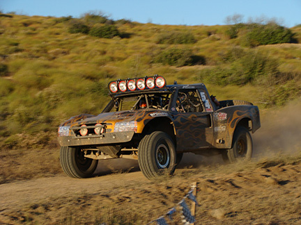 Jesse James racing Baja