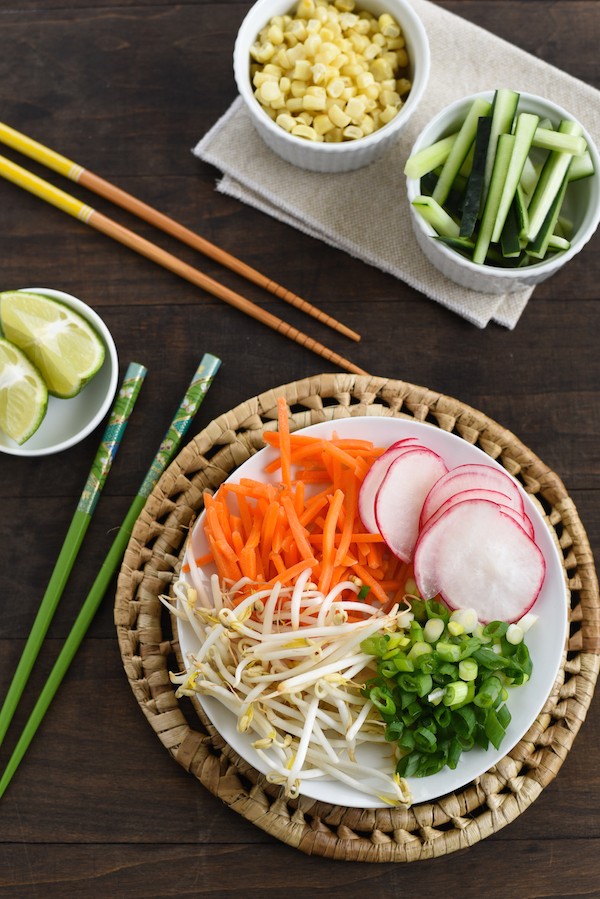 Quick-Fix Fancy Shrimp Ramen - A fun meal that can be prepped in advance, and uses a little help from the store. | foxeslovelemons.com