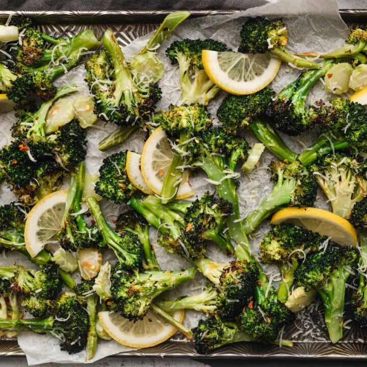 Roasted Parmesan Broccoli