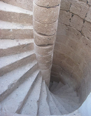 mission san borja stairs baja