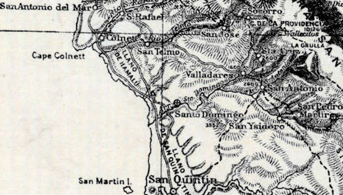 Valladares Baja Map